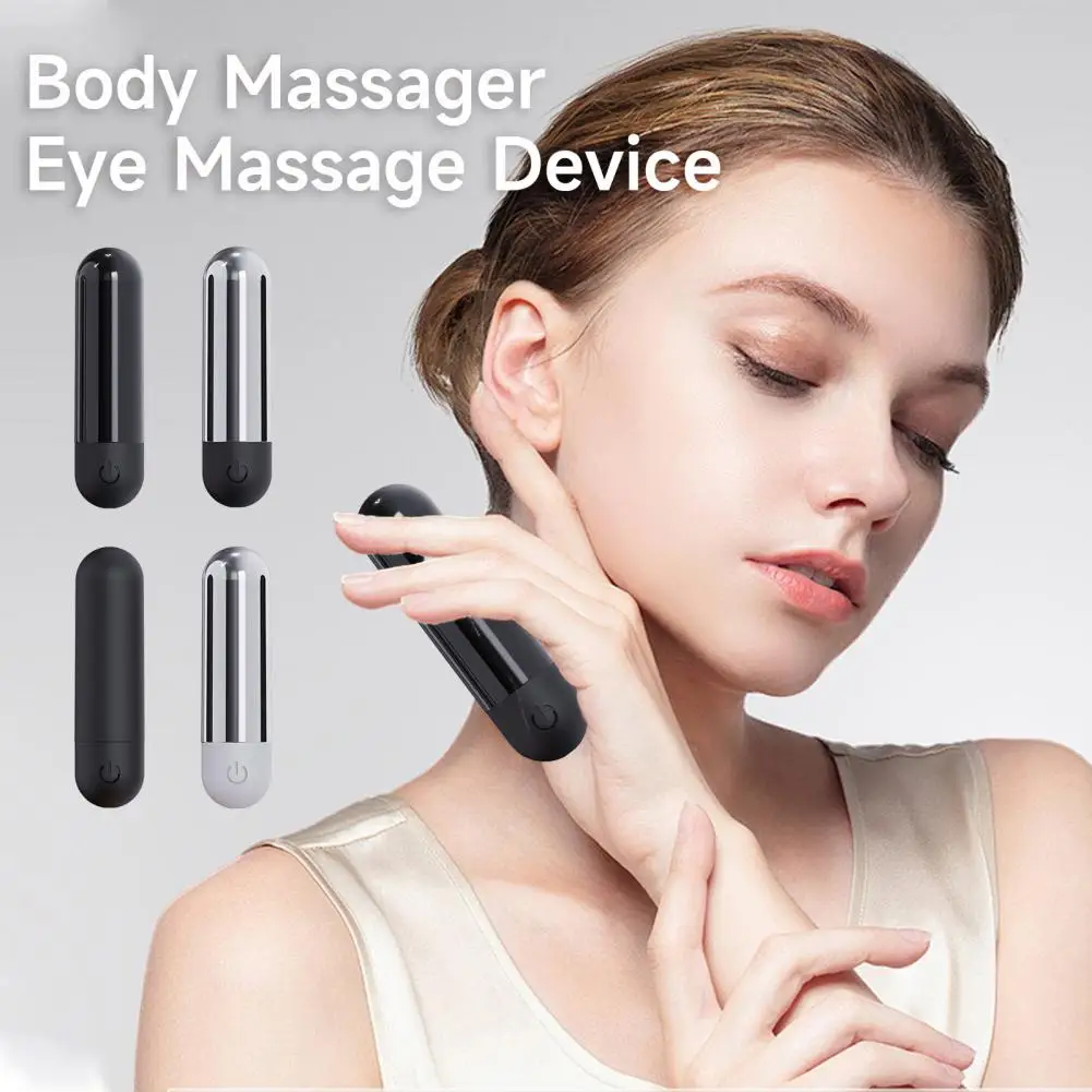 Rechargeable Vibrating Eye Massager 10 Modes Waterproof Massager Silent Wireless Body Massage Device Eye Massage Tool