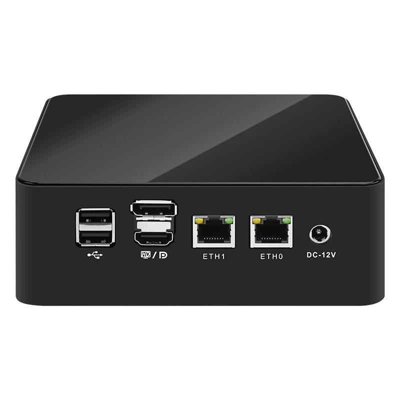 New Metal NAS Mini PC Office NUC Intel 3 N350 N95 Firewall Computer 2x2.5G LAN 2xNVMe DDR5 HD DPType-C 3x4K Pocket Office Server