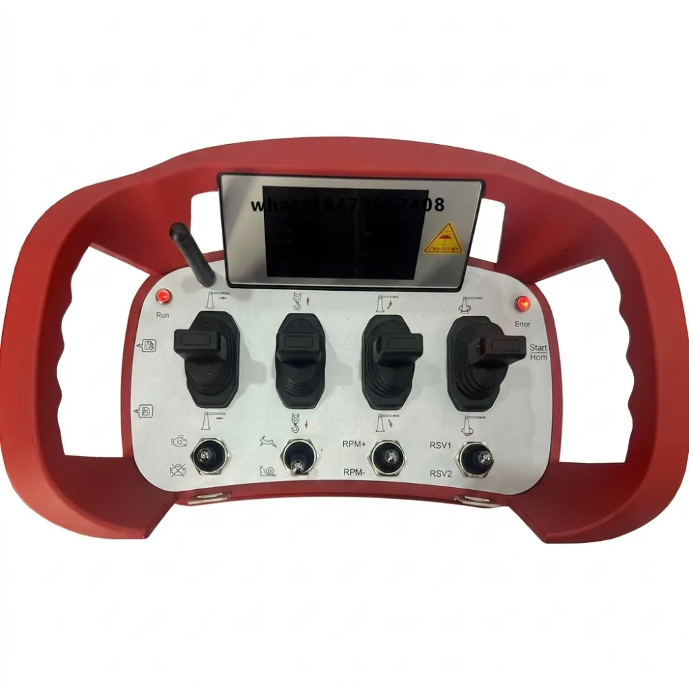Remote Controller Hydraulic Crane Wireless Joysticks Custom 433MHz 12V/24V Waterproof Rechargeable Pilot Valve