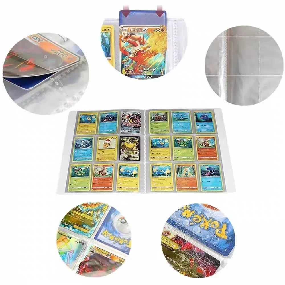 Charizard Mewtwo Holder Binder Collections Folder Anime Card Protector Notebook for Pokemones Album 240/540Pcs Card Book