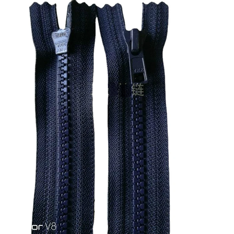 50pcs/Lot 5# about 20cm Ykk Resin Zipper Close End Dark Blue Navy for Pocket collar Shoe Boot Repair Handbag Sewing Accessories