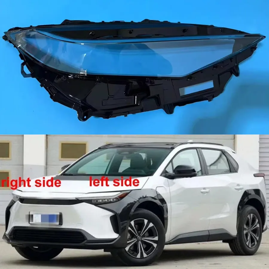 

Для Toyota BZ4 2022, крышка фары, абажур, прозрачная линза, корпус лампы, маски из плексигласа, замена оригинального абажура