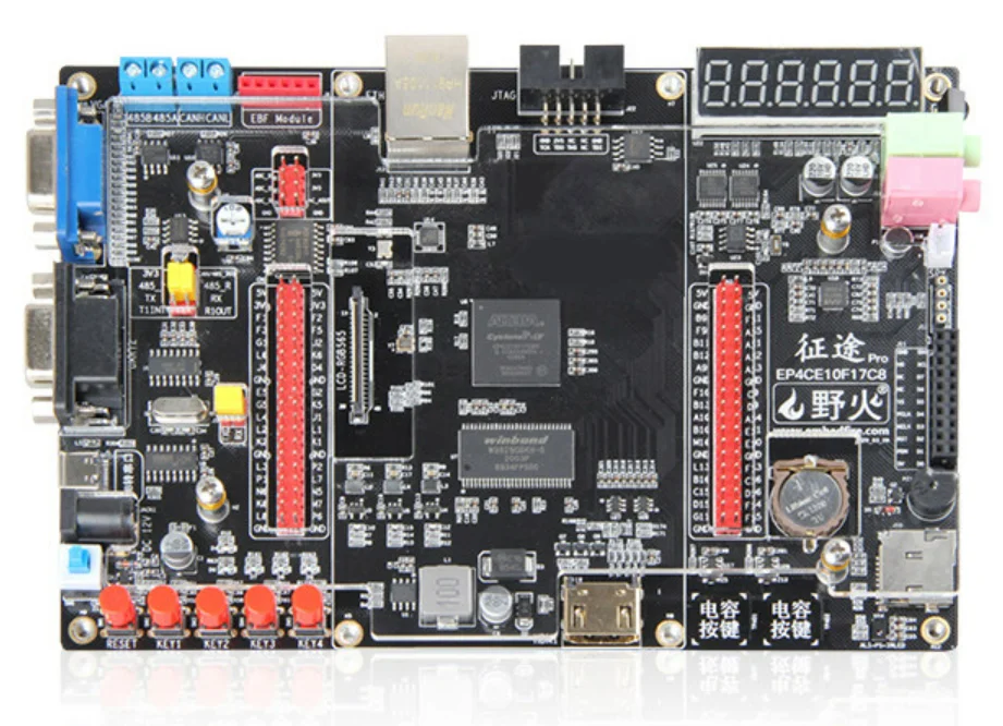 FPGA Development Board ALTERA Wildfire Journey Pro Cyclone IV EP4C 10F17C8N Image Processing