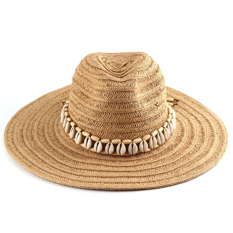 

New Unisex Summer Sunshade Straw Hat For Men And Women Wide-brimmed Straw Sun Hat