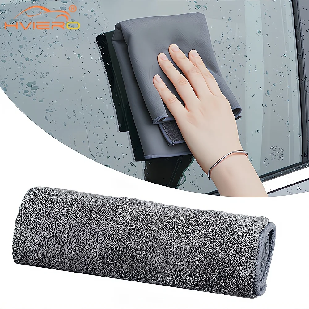 

Car Washing Towel Wiping Auto Cloth Special Water Two-sided Absorbing Interior Suede Not Shed Hair 30cmx60cm Soft Cleaning Tools