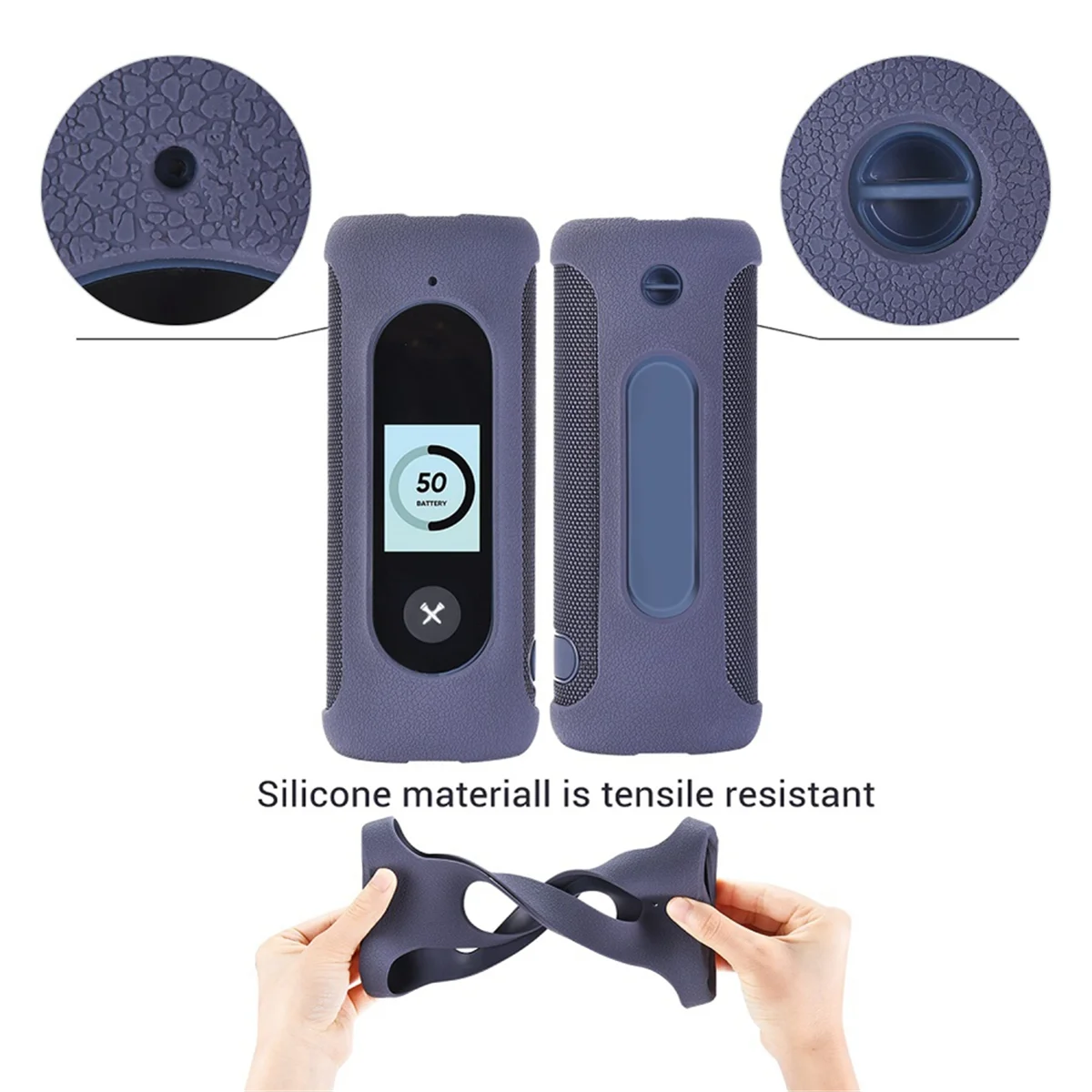 POP-funda de silicona para altavoz, funda protectora para altavoz a prueba de golpes, plegable para camisetas azules, reproductor de Golf + GPS