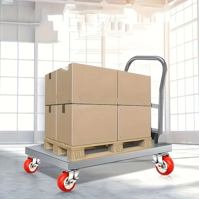 4 pièces 2 "roulette de meubles PVC rouge roue universelle roulette pivotante roue à roulettes pour accessoire de chariot de plate-forme