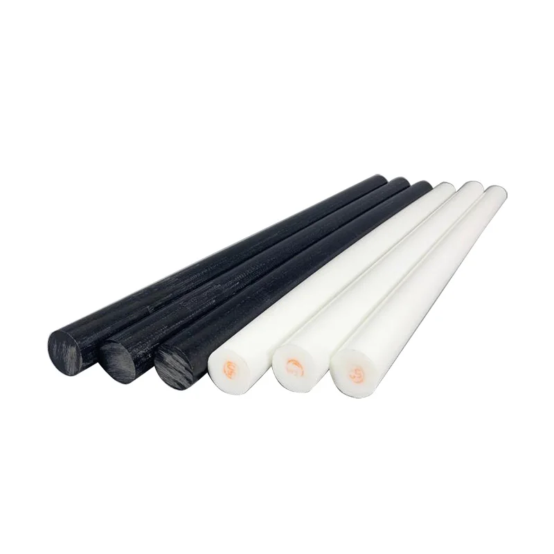 Acetal POM Delrin-Barre Ronde en Plastique, Noir et Blanc, Nouvelle Collection