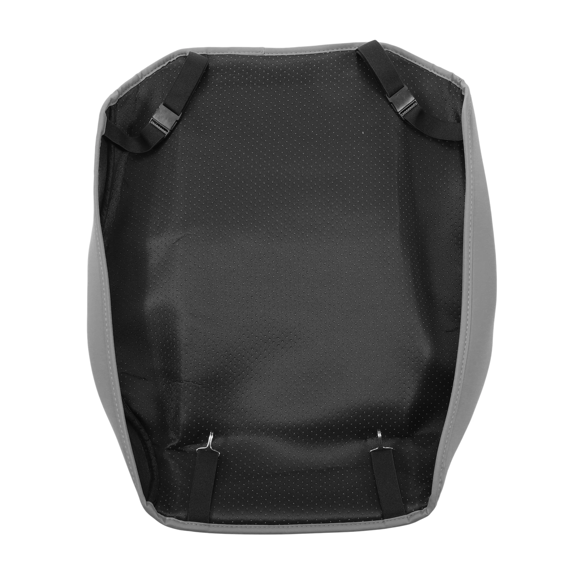 X Autohaux سيارة أسفل غطاء وسادة للمقعد فو الجلود لكمات مضلع نمط شبه ملفوفة ثلاثية الأبعاد وسادة عالمية لسيارة SUV شاحنة #6