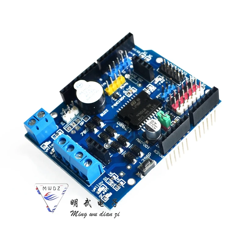 L298P Motor Shield Stepper DC Motor Drive Module Drive Expansion Board