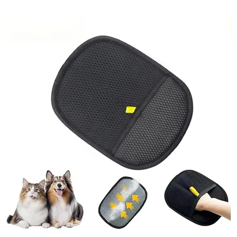 2Pcs Hair Removal Gloves, Reusable Sticky Hair Gloves, Effective Hair and Dust Removal, Cat and Dog Shedding Care Products, Household Clothing and Sofa Cleaning Tools