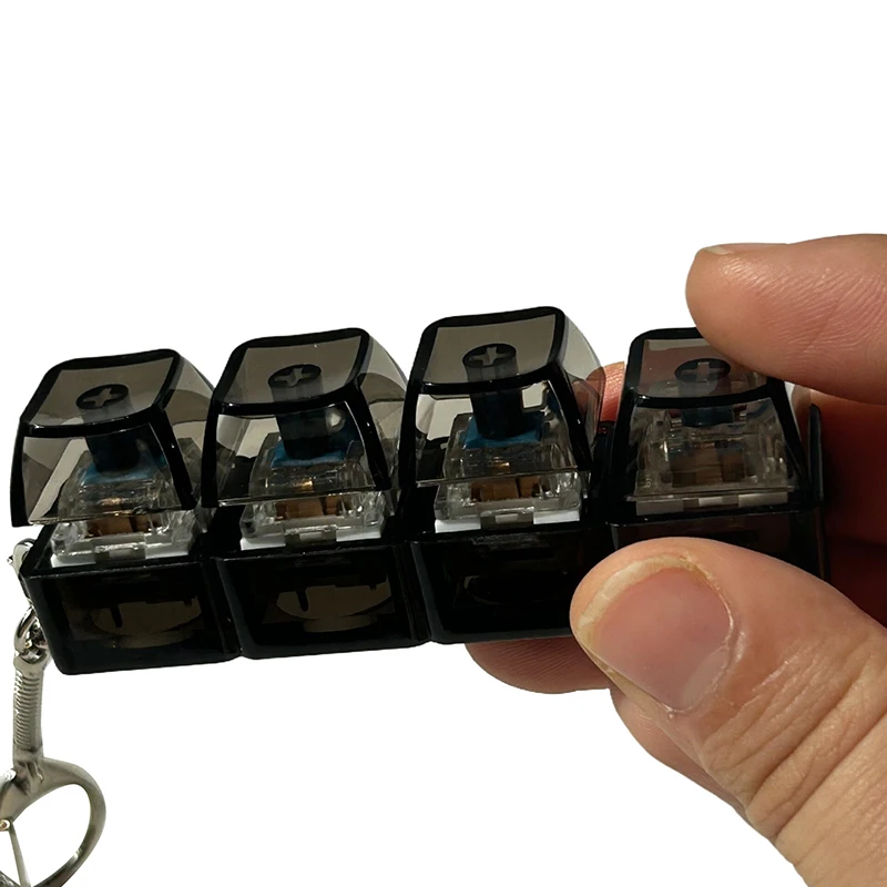 4/9 مفاتيح الميكانيكية لوحة المفاتيح محور تستر LED لوحة المفاتيح مفتاح لعبة الإجهاد الإغاثة DIY بها بنفسك زر Keycap تململ المفاتيح اللعب هدية