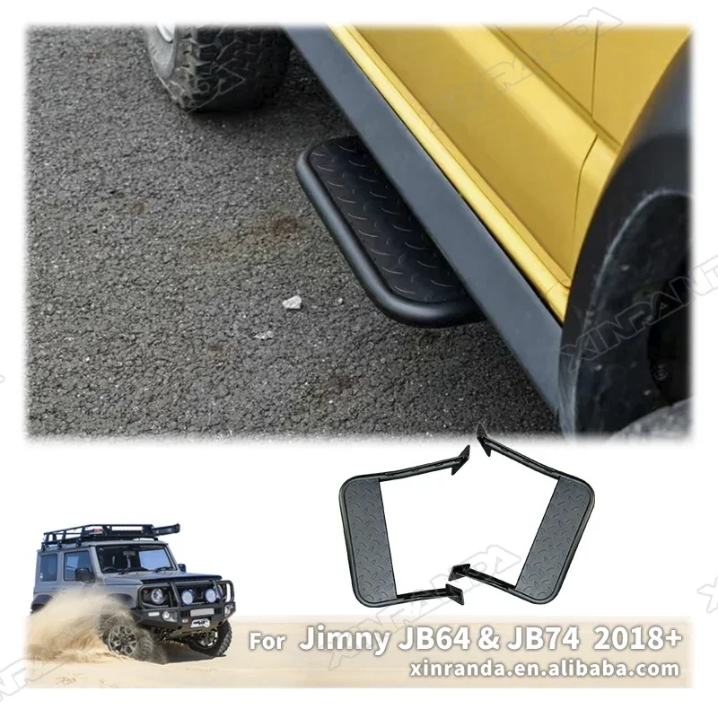 

Car Side Step Bar Foot Pedal Running Board MINI Sidesteps for Suzuki Jimny JB64 JB74 2020 2021 2022 2023 2024 ONLY Fits 3 Door