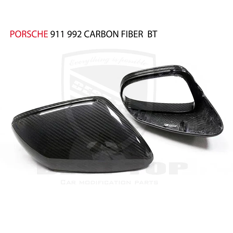 Carbon Fiber Rearview Mirror Housing For 2018UP Porsche 911 992 Upgrade GT3 RS Car Professional Parts Car Accessories Car Bumper