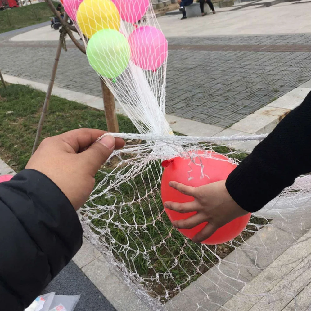 Goccia di rete per rilascio di palloncini per sacchetti di rete per laurea Sacchetti di plastica Trasporto riutilizzabili