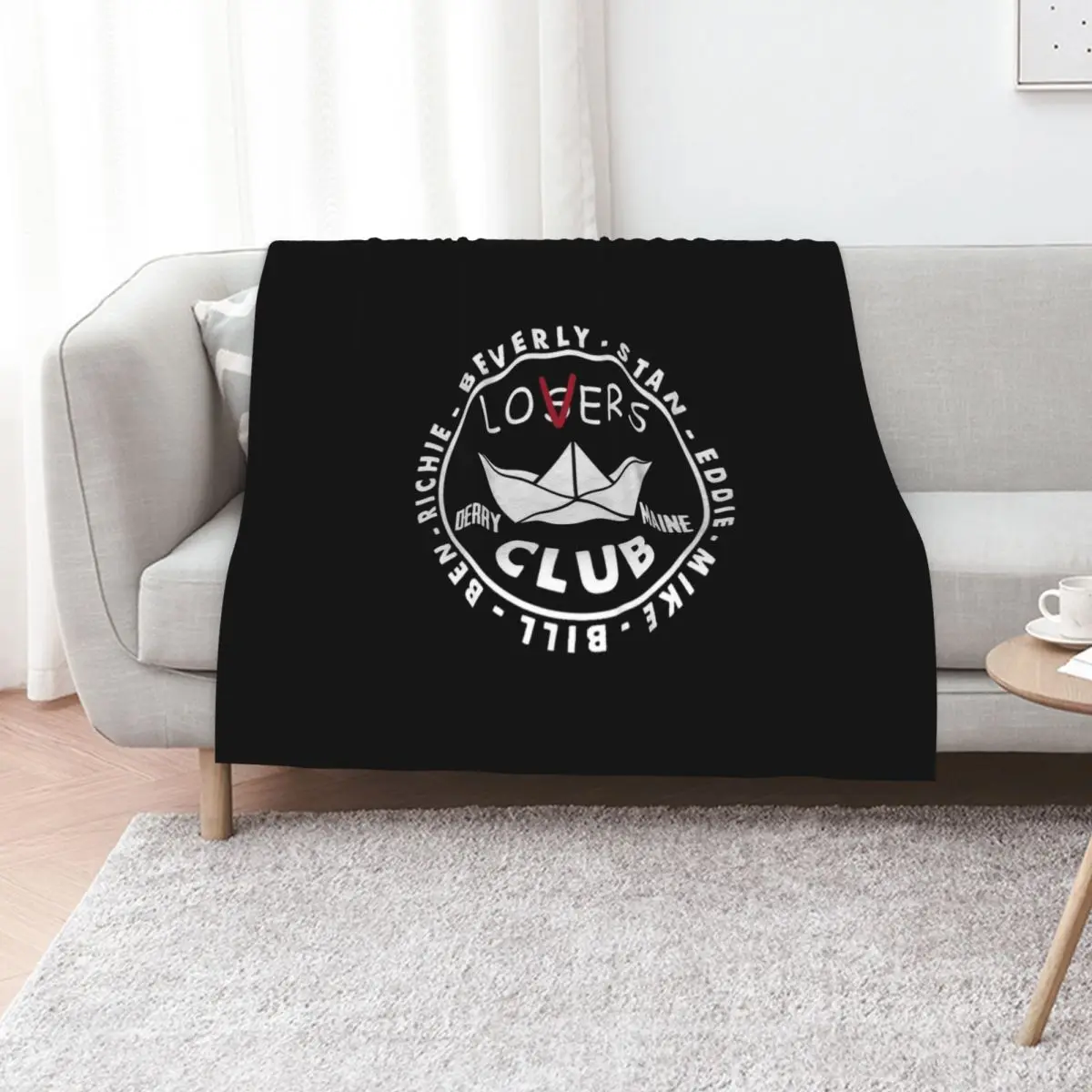 

loser club Throw Blanket Extra Large Throw valentine gift ideas Tourist Large Blankets