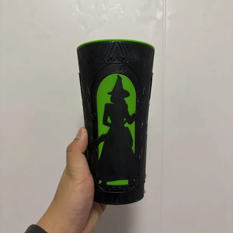 حقيقي ولكن لا صندوق ، بضائع الفيلم الشريرة-Glinda قبعة الساحرة كوب ماء ، دلو الفشار ، لعبة مجسمة قابلة للجمع هدية #4