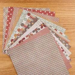 12 Sheets Vintage Flower Paper Pad 6X6Inch Scrapbooking Background Single Sided Patterned Cardstock for Card Making Diy Craft