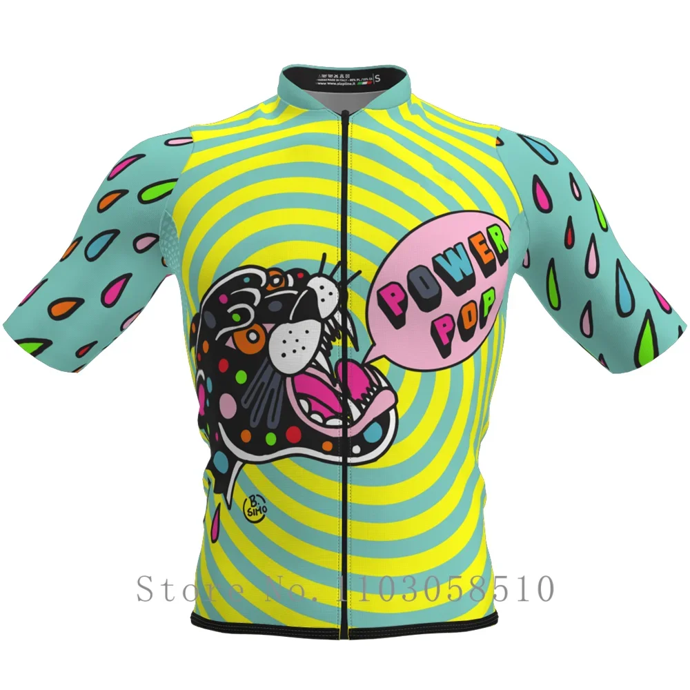 

Slopline panther men Cycling Maillot Cool Breathable Women's Cycling Jersey Non-Slip Quick-Dry Pro Cycling Clothing Light Soft