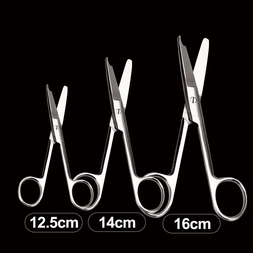 16cm/14cm/12.5cm Spencer Stitch Suture Removal Scissors Dental Surgical Tools for Suture Cutting Removal Medical Grade
