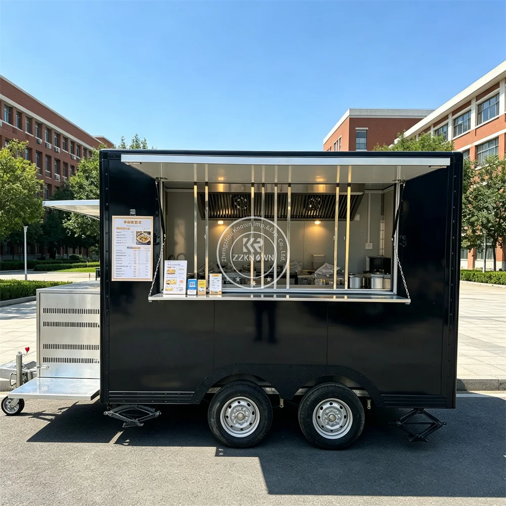 Direct Manufacturer Mobile Restaurant Food Truck Turnkey Catering Trailer Commercial Kitchen Food Trailer Fully Equipped