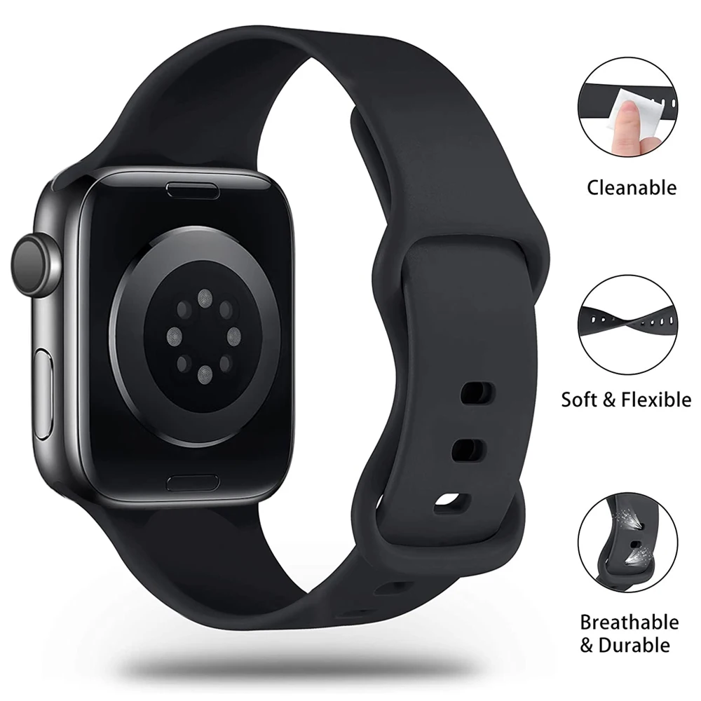 Ремешок для Apple Watch 44 мм, 45 мм, 41 мм, 46 мм, 42 мм, 40 мм, ультра 49 мм, аксессуары, браслет correa iWatch series 10 9 8 7 se 5 6 4