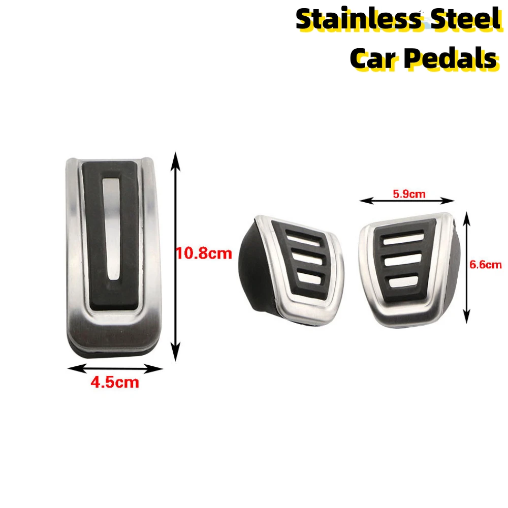 Nakładka na pedały ze stali nierdzewnej do VW Polo Golf 4 Jetta MK4 Bora Do Skoda Fabia LHD Acc. — zdjęcie 4