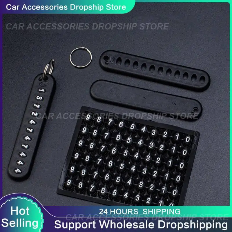 Keychain Anti-loss Weave Rope Useful Anti-lost Car Key Rings Key Chain Braided Phone Number Card Car Accessories Key Ring Metal