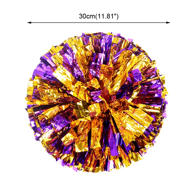 كرة بلاستيكية ملونة لرقص التشجيع ، جزء واحد ، ملونة ، معدنية ، للنادي ، الرياضة ، الحفلات ، الديكور