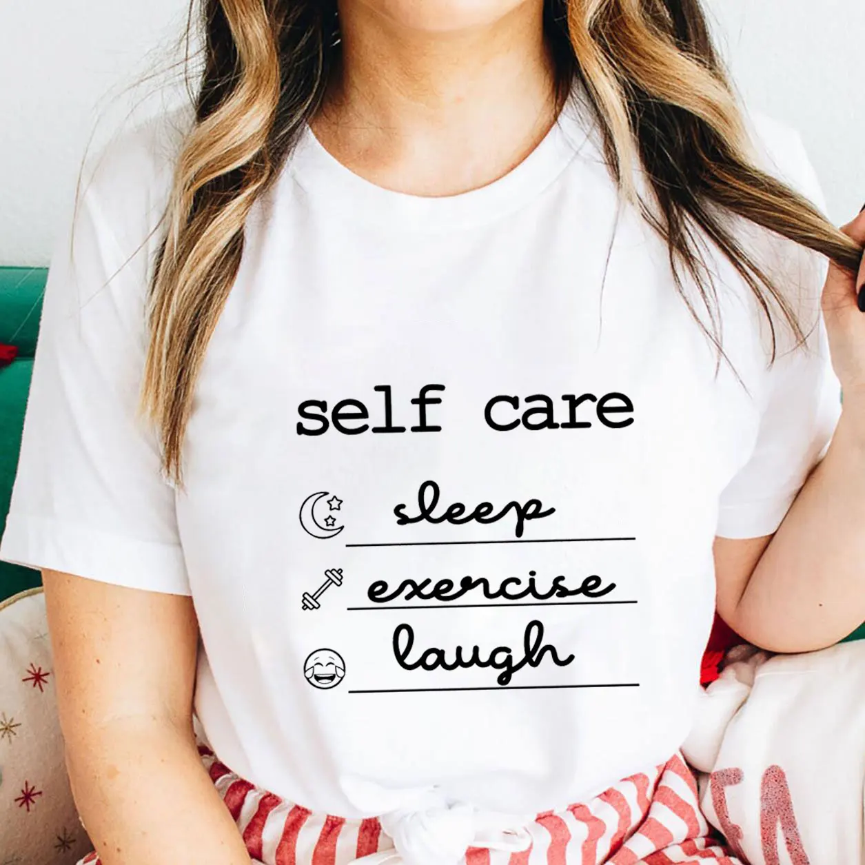 Self Care Shirt Mental Health Shirt Inspirational Tee 100%Cotton Women Tshirt Shirt Unisex Funny Summer Casual Short Sleeve Top