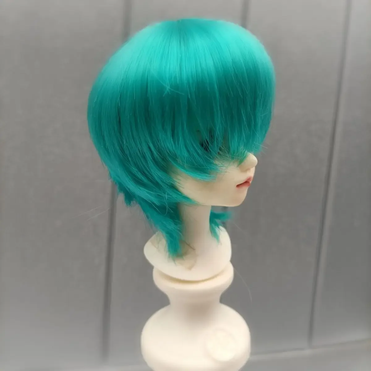 New 1/3 1/4 1/6 1/8 Doll's Wig for Bjd Doll Embryo Hair Uncut Bangs Girl Toys Dress Up Play House Doll Accessories, No Doll