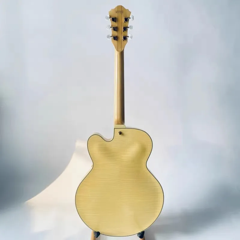 Ibanez AF105 Electric Guitar Genuine and Original Ibanez Jazz Guitar Natural Flamed Maple Body Semi Hollowbody Stock Items