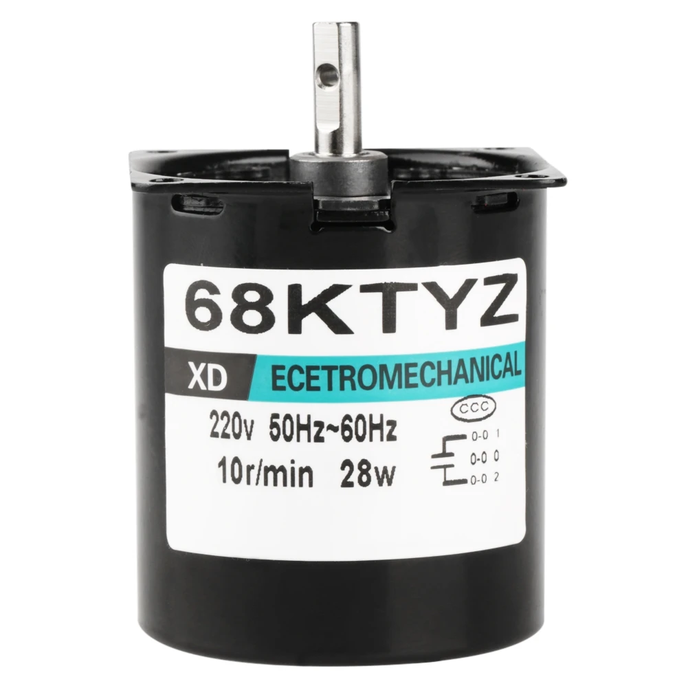 AC220V 28W Miniature Permanent Magnet Synchronous Motor CW/CCW