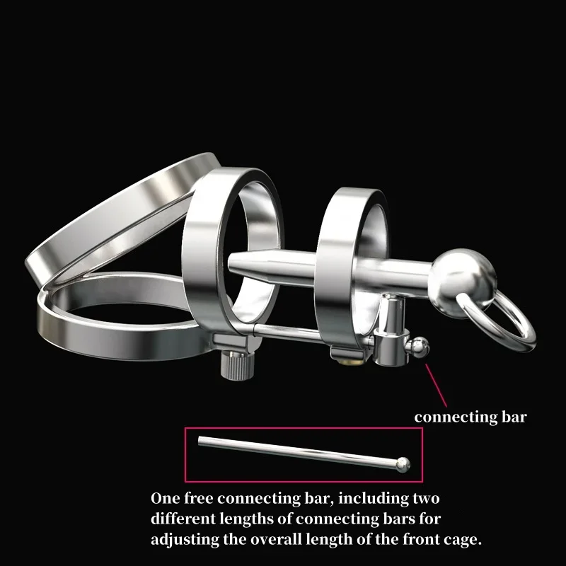 2024 New Metal Chastity Cage BDSM Bondage Cock Lock with Urethral Catheter Gay Abstinence Anti-Cheating Penis Ring  Sextoys 정조대