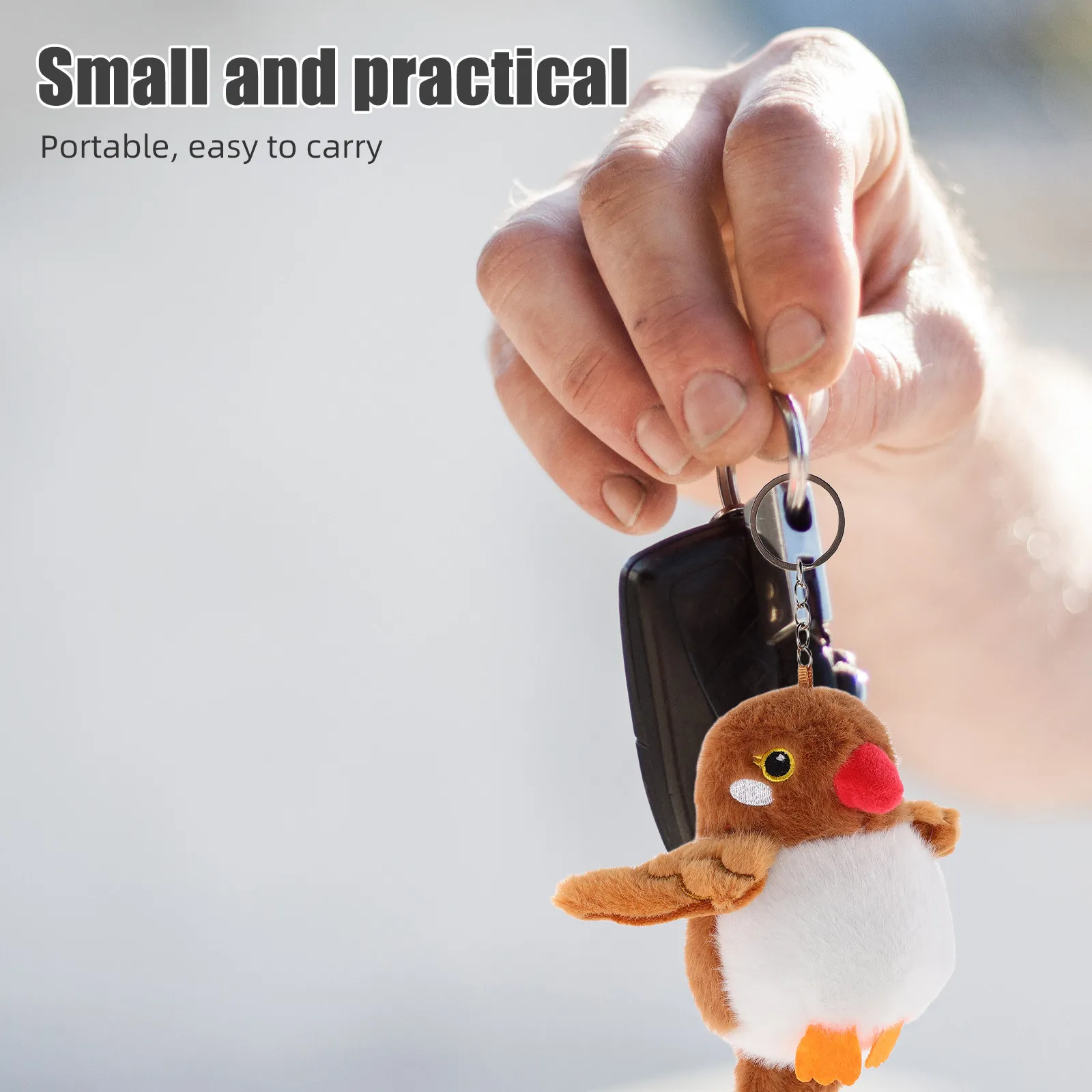 

Милый брелок-подвеска в виде попугая для сумок, украшение для девочек, тематические сувениры для пиратской вечеринки, мягкий аксессуар в виде птицы, подарки для детей