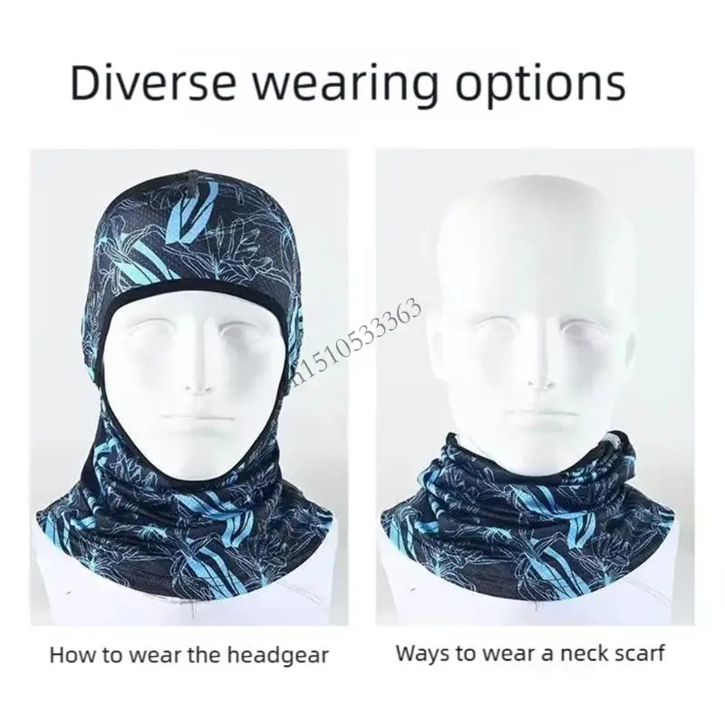 

090E Travel Friendly Motorcycle Face Cover Sun Protective Gear with Quick Dry Feature