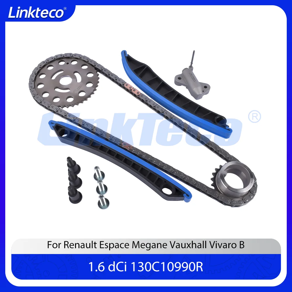 

Timing Chain Kit Fit 1.6 L dCi For Renault Opel ESPACE V FLUENCE SCENIC TALISMAN TRAFIC III VIVARO B 130C10990R 130C17602R