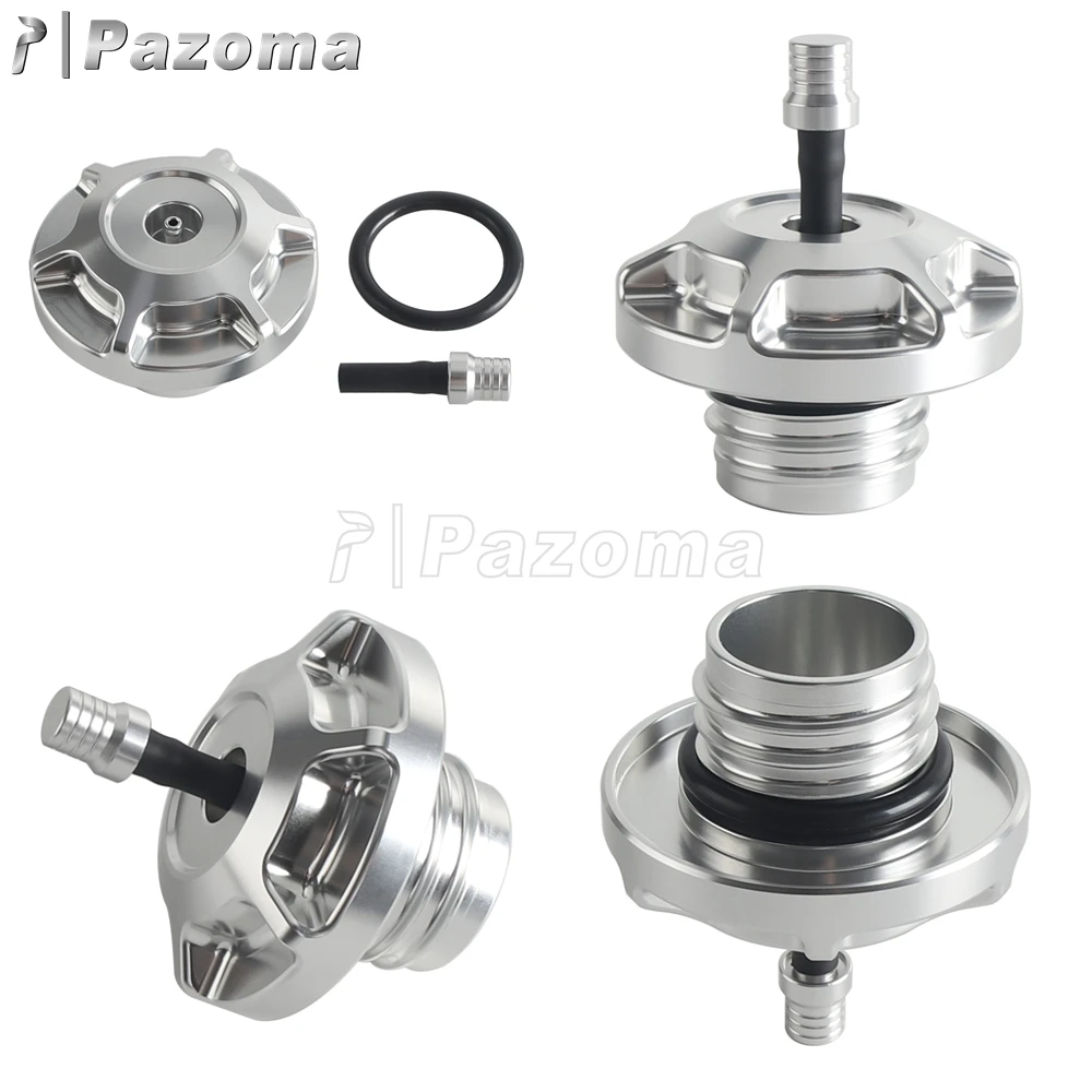 For Harley All Female Threaded Gas Tanks Universal Motorcycle Vented Gas Cap CNC Aluminum Fuel Tank Cover Except Touring 23.5-25
