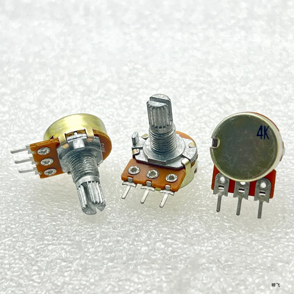Original New 100% 16 Type guitar sound volume adjustment potentiometer C10K shaft length 15mm (SWITCH)