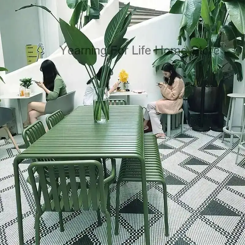 

Part Lounge Garden Homestay Sets Outdoor Modern Material Patio Set Designer Gazebo Metal Meble Ogrodowe Garden Furniture Outdoor