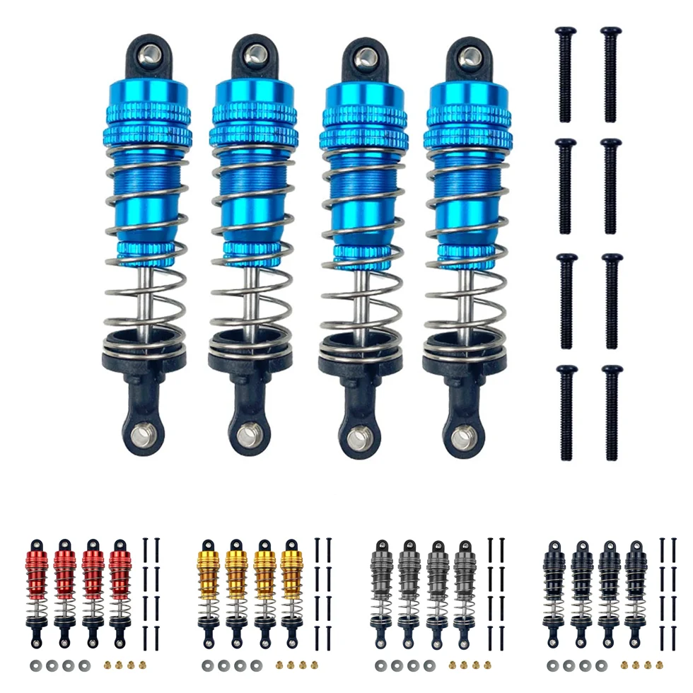 MN128 MN86 MN86S MN86K MN86KS MN G500 Metal Shock Absorber Damper 4pcs 1/12 RC Crawler Car Upgrade Parts