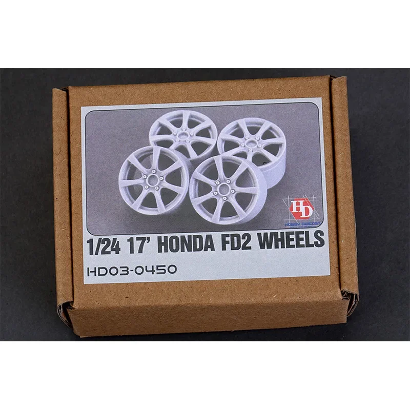 Hobby Design HD03-0450 1/24 17' FD2 Wheels Hand Made Arts Hobbyist Gift for Professional Adults