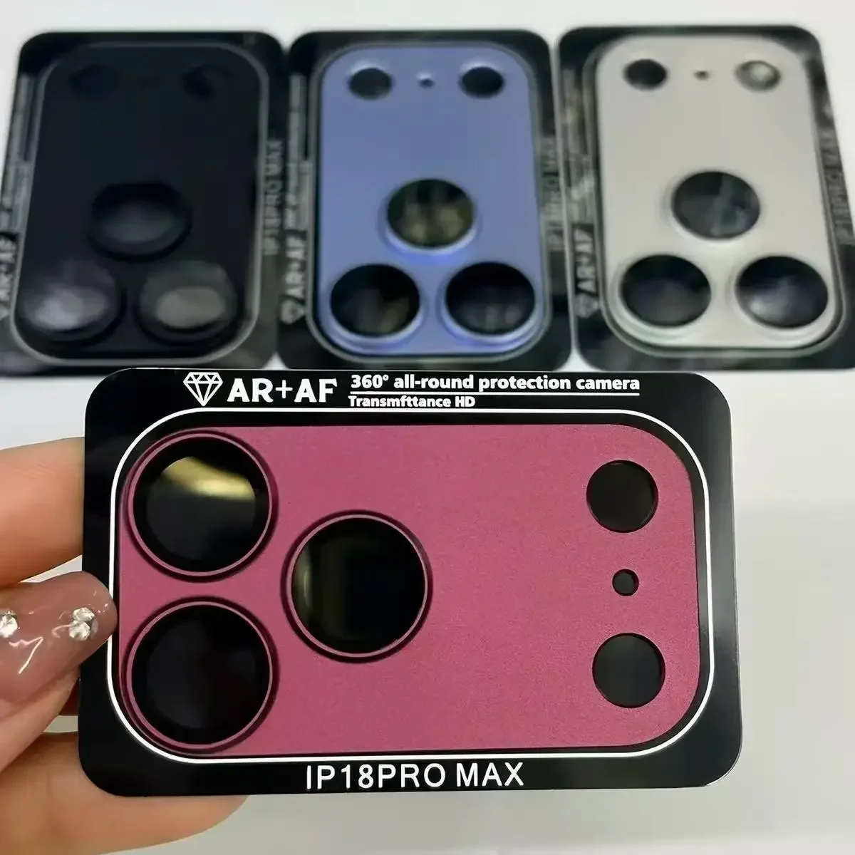 1 Pcs Matte Protective Film For IPhone 18 17 Pro Max 18 Pro Lens Full Coverage Ultra-Thin Camera Protector Drop Metal Frame