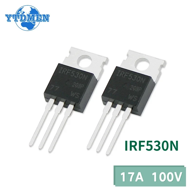 5PCS  IRF530N IRF530 IRF530NPBF MOSFET MOSFT 17A 100V TO-220 Transistors Kit