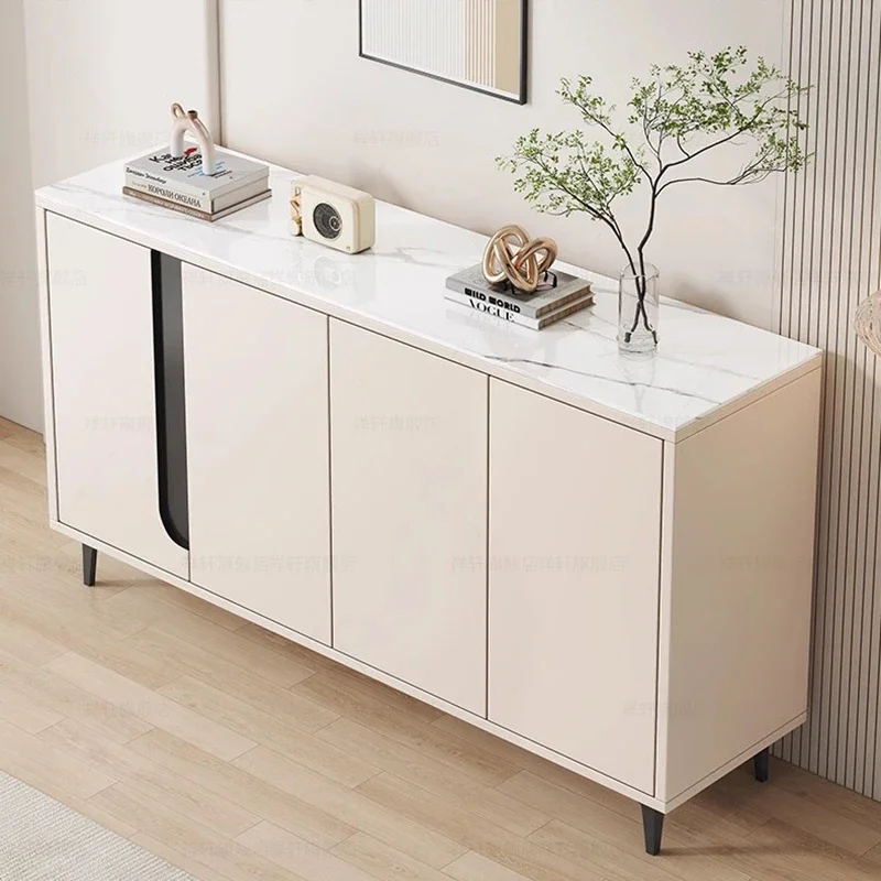 

Nordic Dresser Cabinet Minimalist Aesthetic Hidden Storage Living Room Cabinets Cream Stylist Dressoir Kast Nordic Furniture