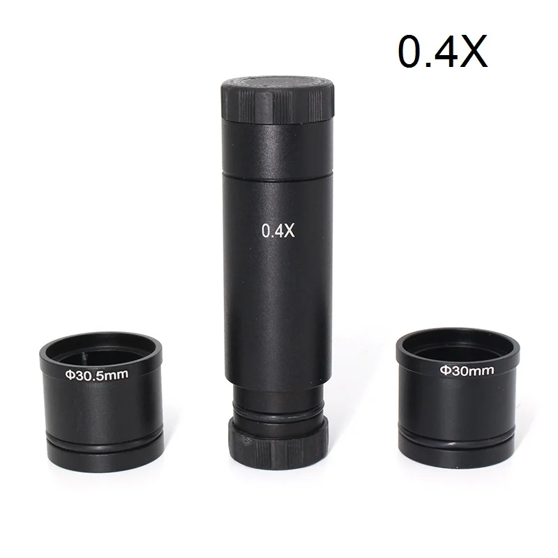 C-mount Adapter Lens C Mount Lens for USB Industrial Camera Digital Eyepiece Connected Microscope Reduction Relay Lens 0.3X 0.4X