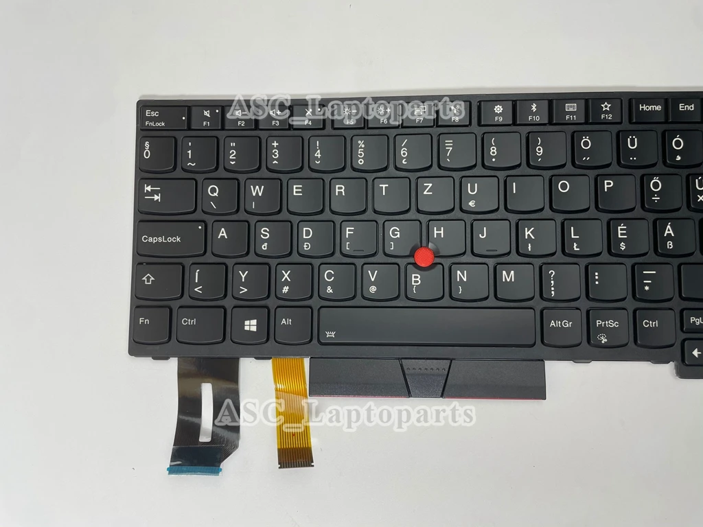 New HU Hungarian Magyar Keyboard for Lenovo Thinkpad T490 T495 L380 L390 L480 L490 E480 E485 E490 E495 BACKLIT , Pointer ,BlackF