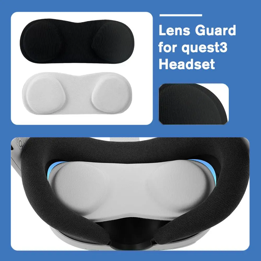 VR Glasses Lens Protective Cover Lens Guard For Quest3 Headset For 3 Headset Water Washable And 