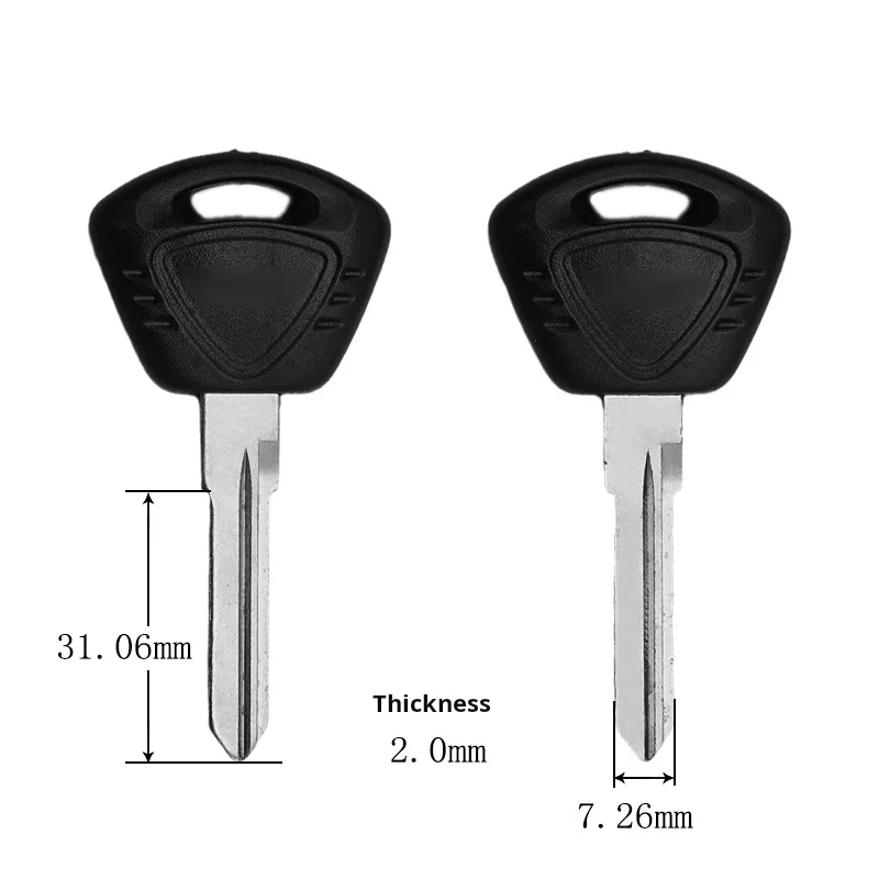 トライアンフバイクキー、トライアンフに適しています、フロッグプリンスローケットt100、800、900、盗難防止チップ、600、675