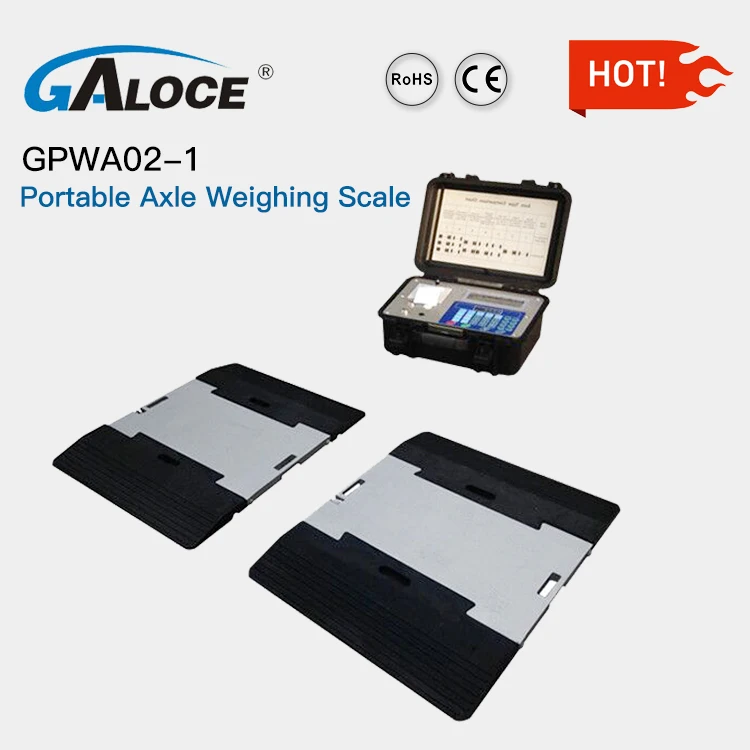 GPWA02-1 Wireless Dynamic Portable Weigh Bridge Truck Scale Weighbridge Pad